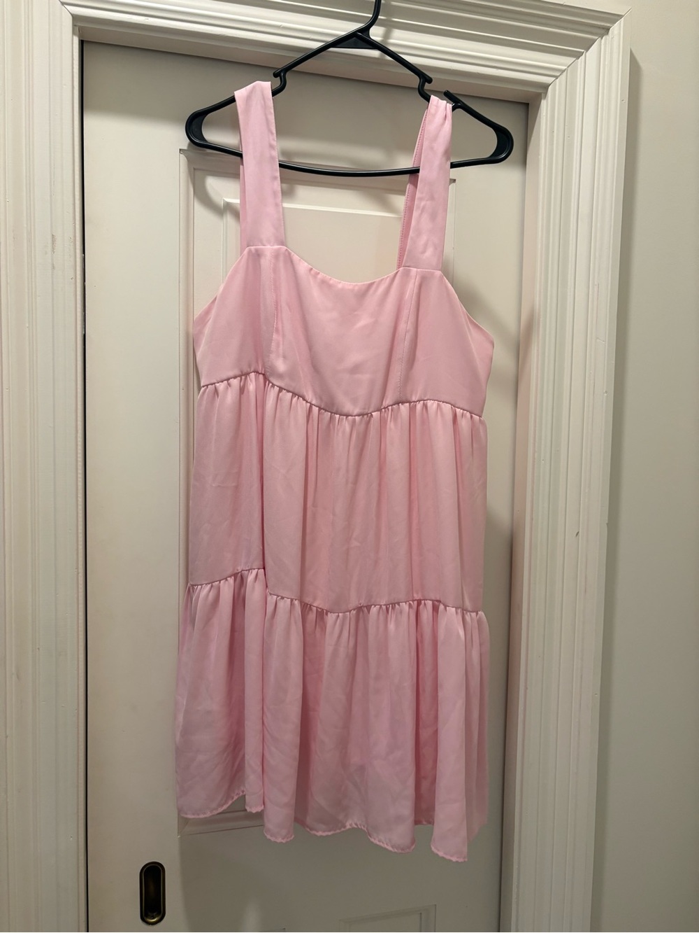 Adrienne Blush Pink Smocked Sundress